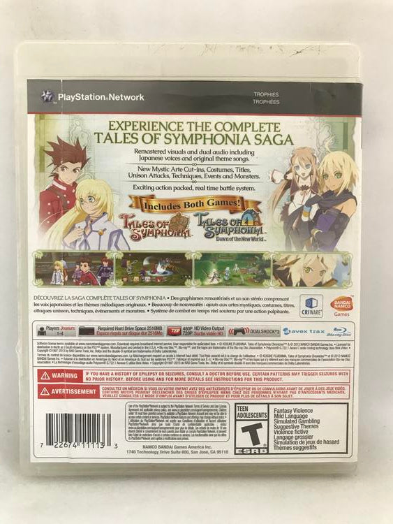 TALES OF SYMPHONIA CHRONICLES (WITH BOX) (usagé)