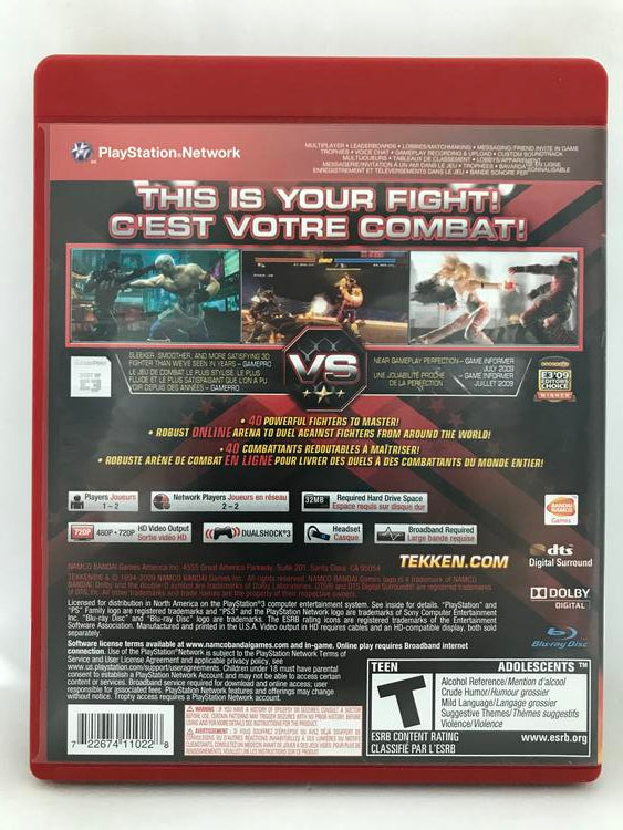 TEKKEN 6 GREATEST HITS (COMPLETE IN BOX) (usagé)