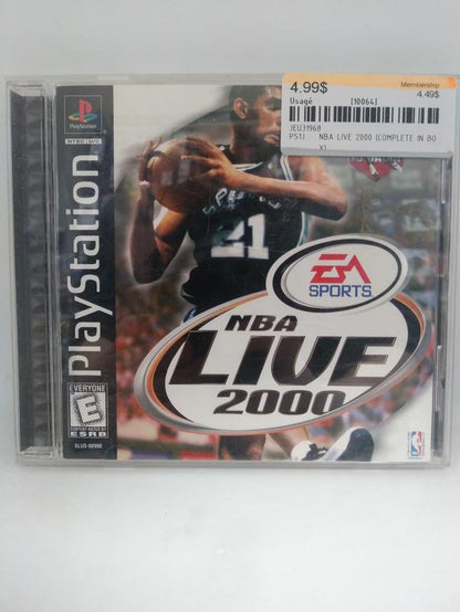 NBA LIVE 2000 (COMPLETE IN BOX) (usagé)
