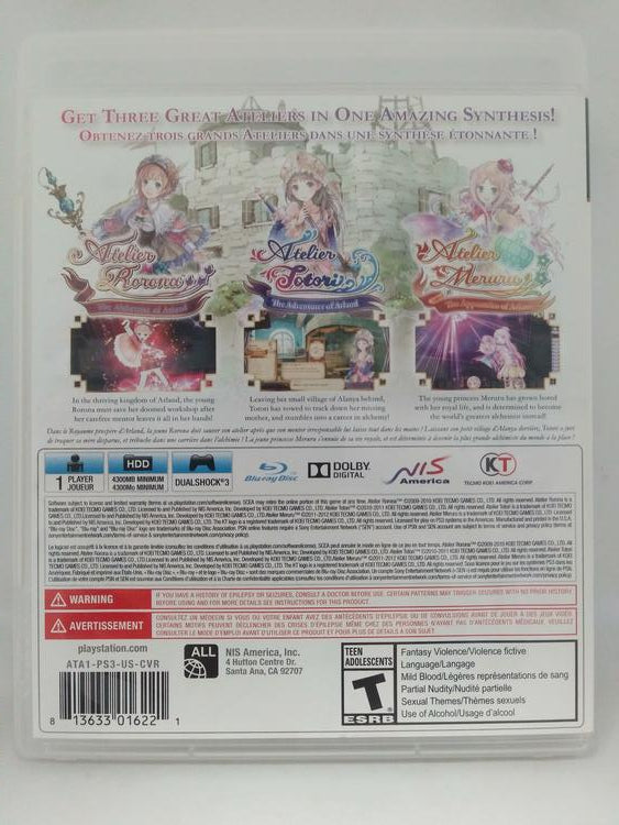 THE ARLAND ATELIER TRILOGY (COMPLETE IN BOX)