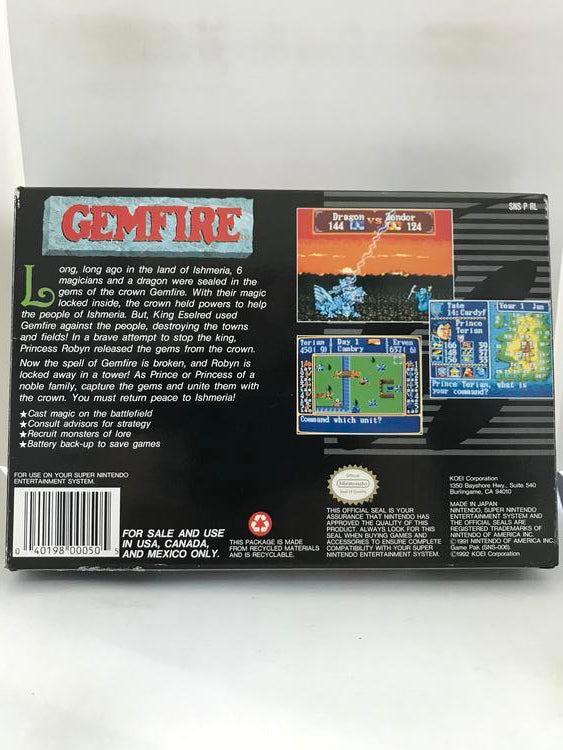 GEMFIRE (COMPLETE IN BOX)