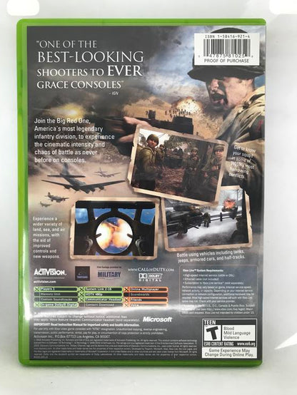 CALL OF DUTY 2 BIG RED ONE (COMPLETE IN BOX)