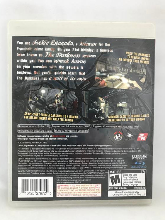 THE DARKNESS (COMPLETE IN BOX) (usagé)