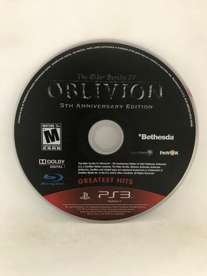 THE ELDER SCROLLS IV OBLIVION 5TH ANNIVERSARY (COMPLETE IN BOX / NO MAP)