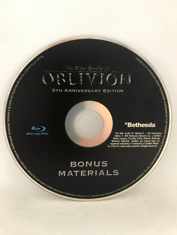 THE ELDER SCROLLS IV OBLIVION 5TH ANNIVERSARY (COMPLETE IN BOX / NO MAP)