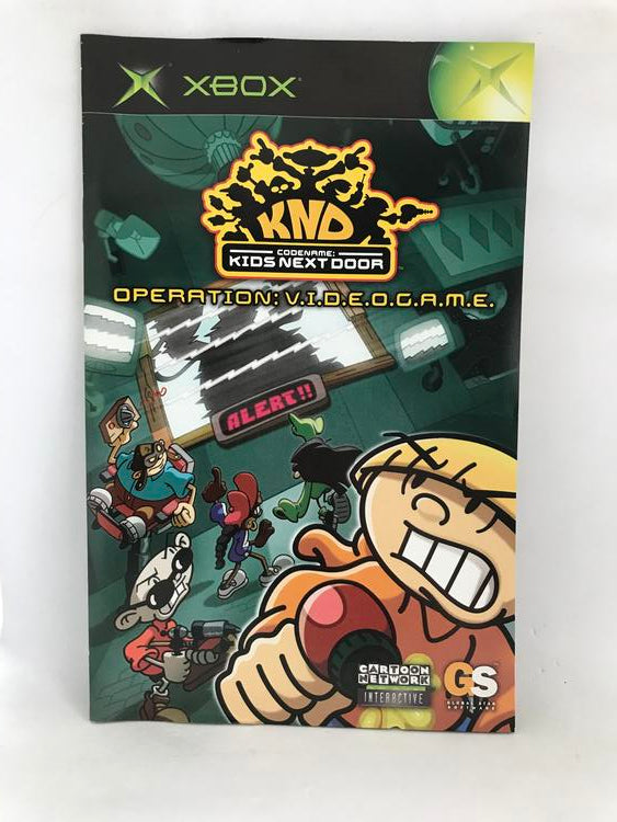 CODENAME KIDS NEXT DOOR OPERATION VIDEOGAME (COMPLETE IN BOX)