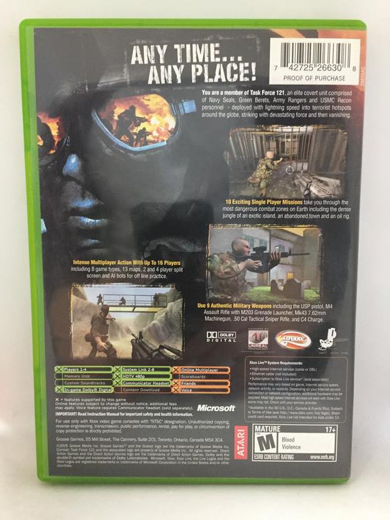 COMBAT TASK FORCE 121 (COMPLETE IN BOX)