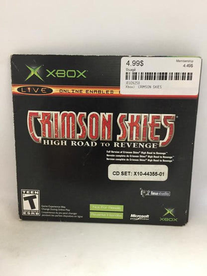 CRIMSON SKIES (SLEEVE ONLY) (usagé)