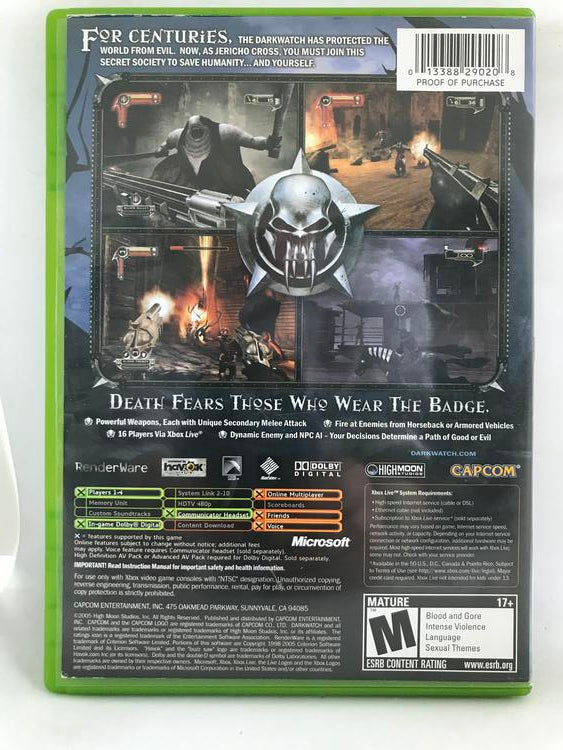 DARKWATCH (COMPLETE IN BOX)