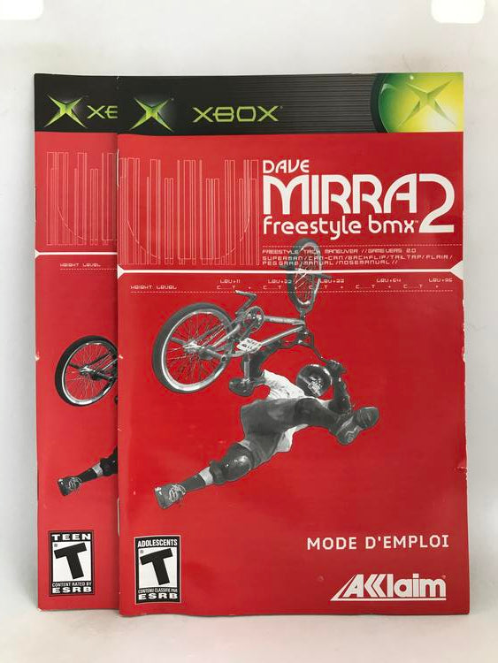 DAVE MIRRA FREESTYLE BMX 2 PLATINUM HITS (COMPLETE IN BOX)