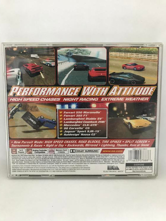 NEED FOR SPEED III HOT PURSUIT (COMPLETE IN BOX) (usagé)