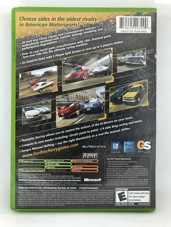 FORD VS CHEVY (COMPLETE IN BOX) (usagé)