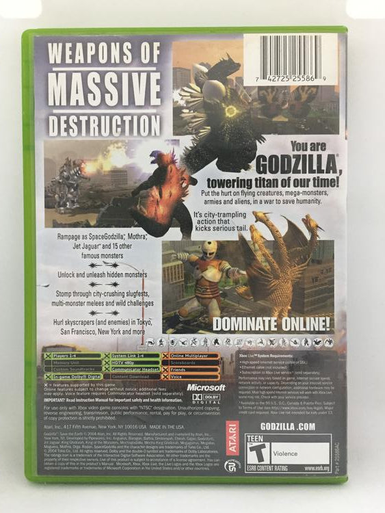 GODZILLA SAVE THE EARTH (WITH BOX) (usagé)