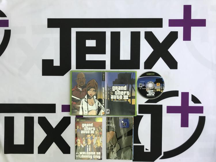 GRAND THEFT AUTO III THE XBOX COLLECTION (COMPLETE IN BOX) (usagé)