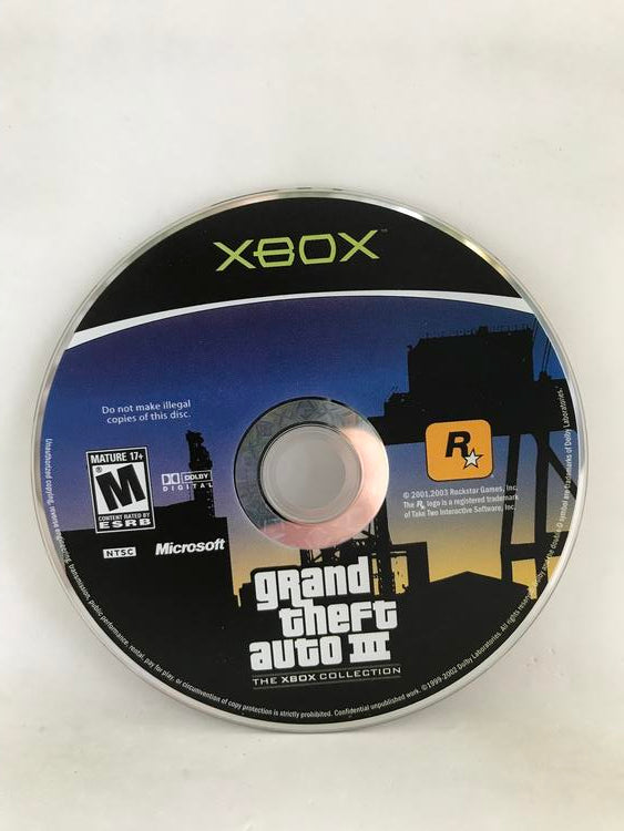 GRAND THEFT AUTO III THE XBOX COLLECTION (COMPLETE IN BOX) (usagé)