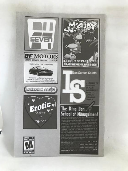 GRAND THEFT AUTO SAN ANDREAS (COMPLETE IN BOX)