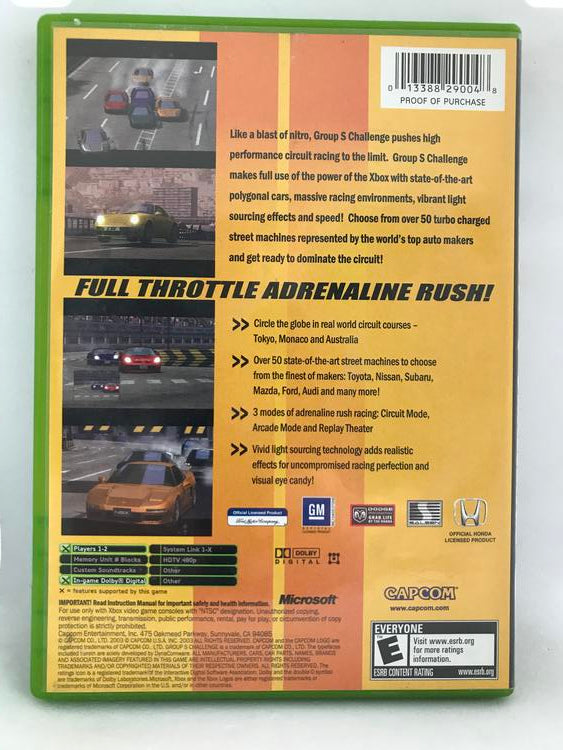 GROUP S CHALLENGE (COMPLETE IN BOX) (usagé)