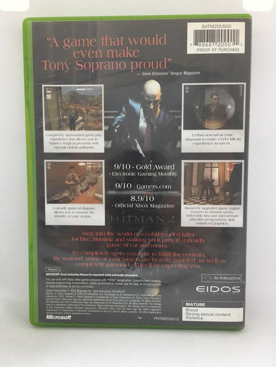 HITMAN 2 SILENT ASSASSIN (WITH BOX) (usagé)