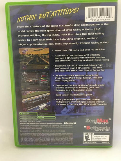 IHRA PROFESSIONAL DRAG RACING 2005 (COMPLETE IN BOX)