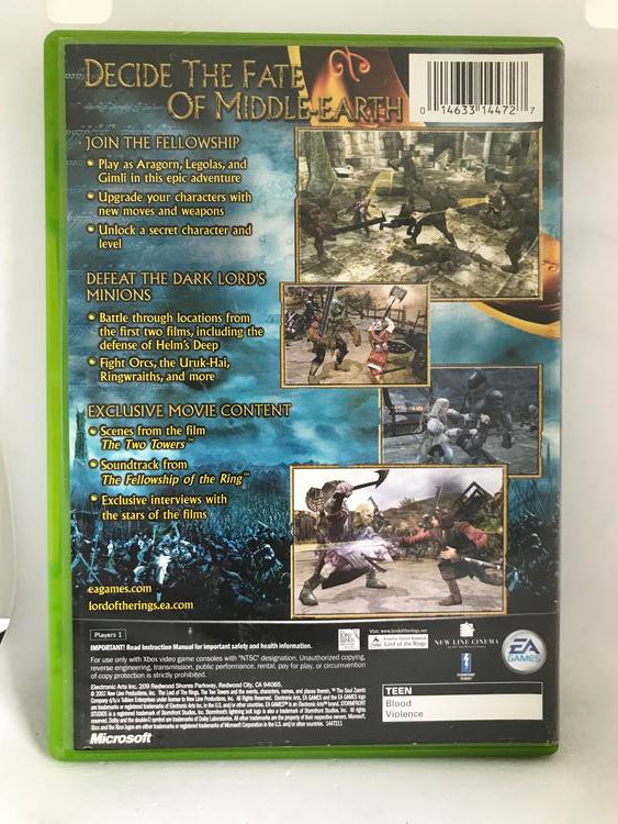 THE LORD OF THE RINGS THE TWO TOWERS (COMPLETE IN BOX)