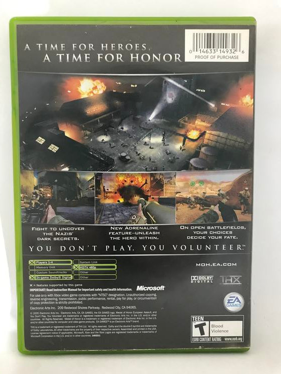 MEDAL OF HONOR EUROPEAN ASSAULT (WITH BOX)