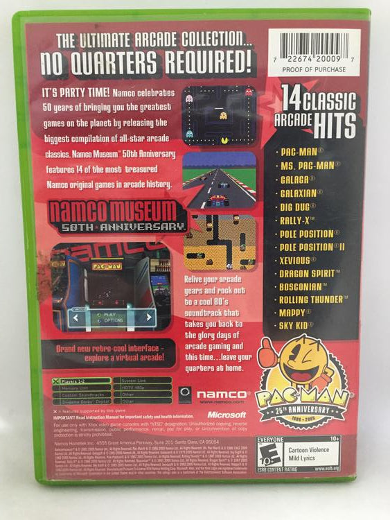 NAMCO MUSEUM 50TH ANNIVERSARY (COMPLETE IN BOX)