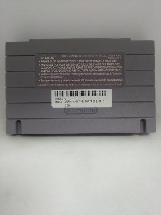 LUFIA AND THE FORTRESS OF DOOM (usagé)