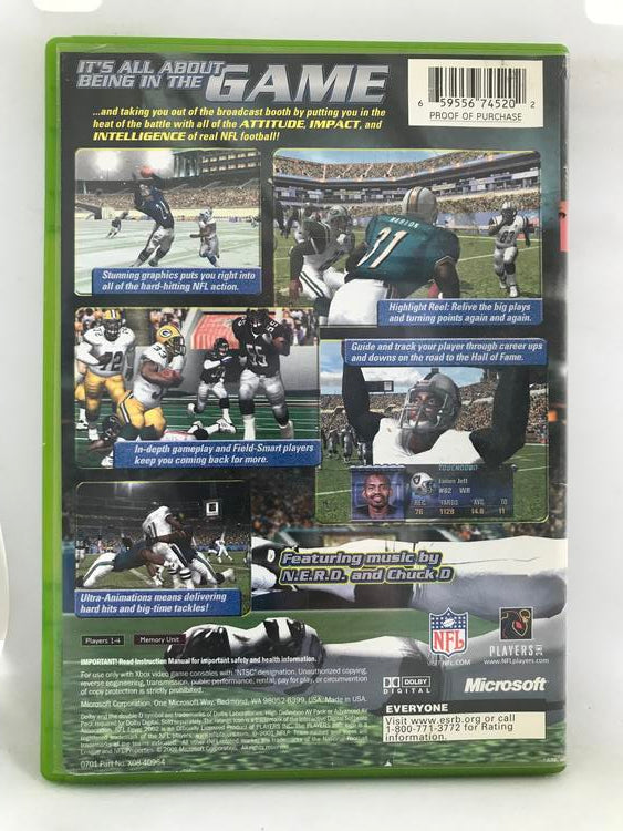 NFL FEVER 2002 (COMPLETE IN BOX)
