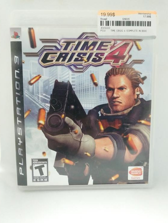TIME CRISIS 4 (COMPLETE IN BOX) (usagé)