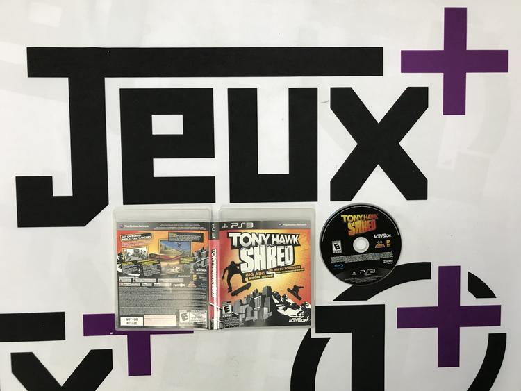 TONY HAWK SHRED GAME ONLY (COMPLETE IN BOX)