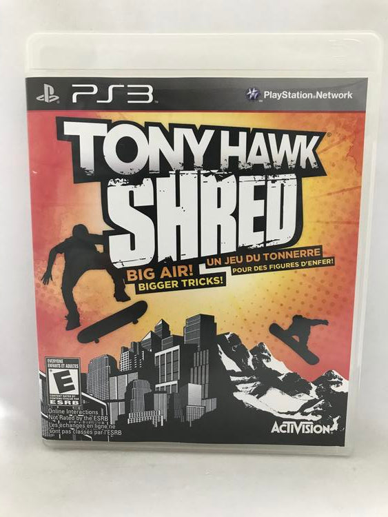 TONY HAWK SHRED GAME ONLY (COMPLETE IN BOX)