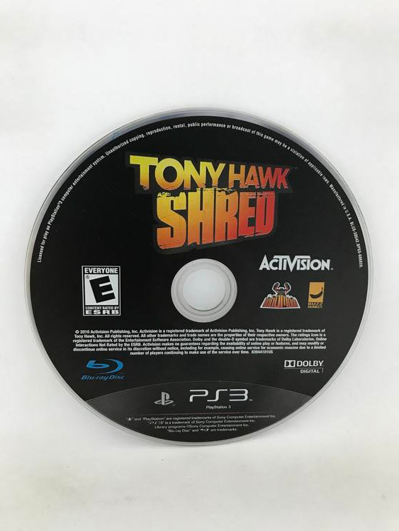 TONY HAWK SHRED GAME ONLY (COMPLETE IN BOX)