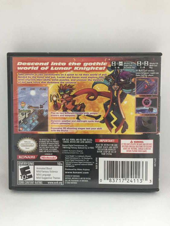 LUNAR KNIGHTS (COMPLETE IN BOX)