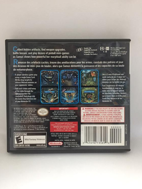 METROID PRIME PINBALL (COMPLETE IN BOX)