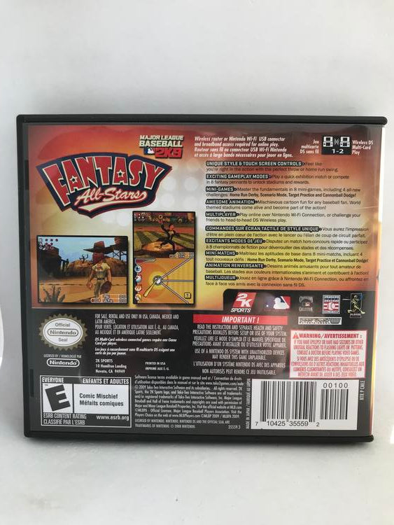 MLB 2K9 FANTASY ALL-STARS (COMPLETE IN BOX) (usagé)
