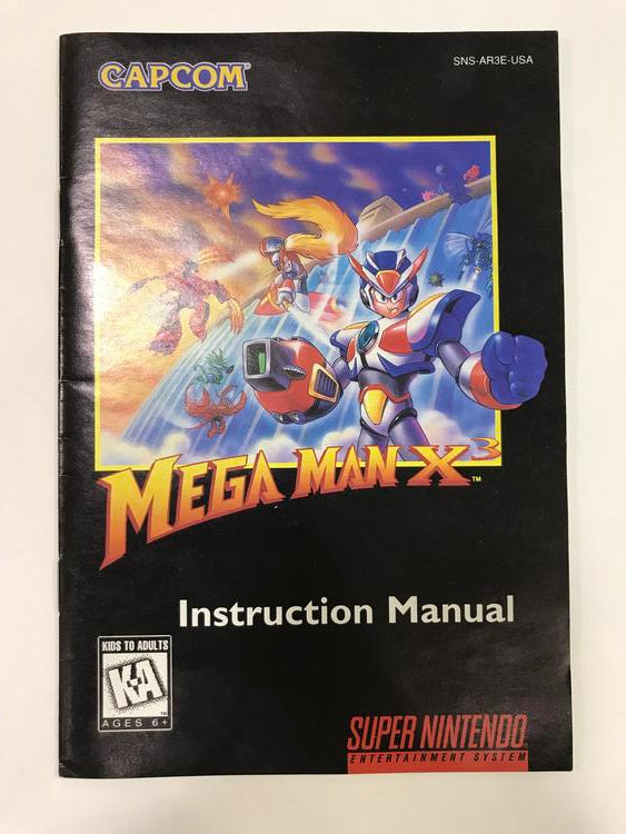 MEGA MAN X3 (COMPLETE IN BOX)