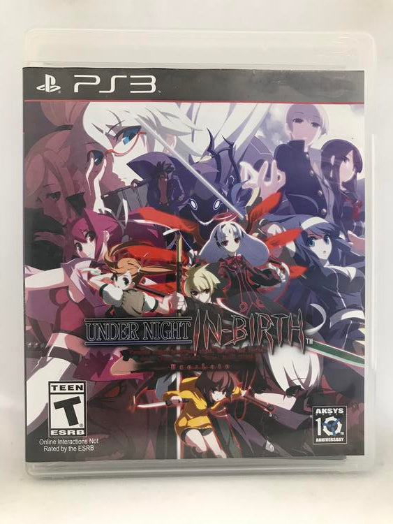 UNDER NIGHT IN BIRTH EXE LATE (COMPLETE IN BOX) (usagé)