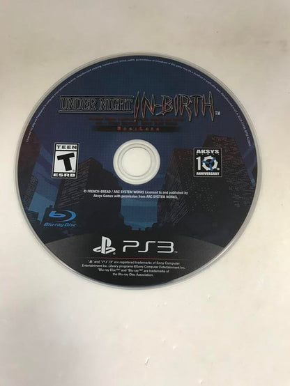 UNDER NIGHT IN BIRTH EXE LATE (COMPLETE IN BOX) (usagé)