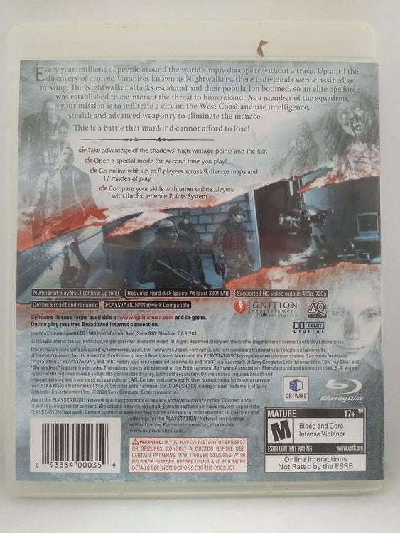 VAMPIRE RAIN ALTERED SRECIES (COMPLETE IN BOX) (usagé)