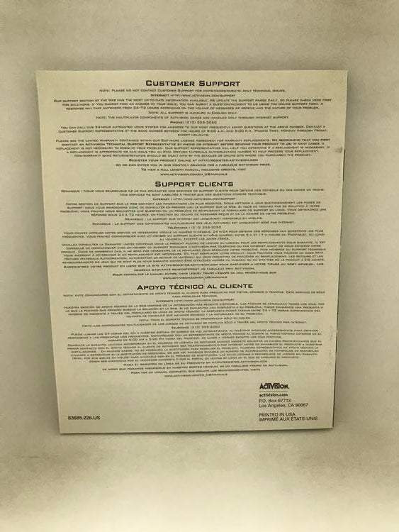WOLFENSTEIN (COMPLETE IN BOX) (usagé)