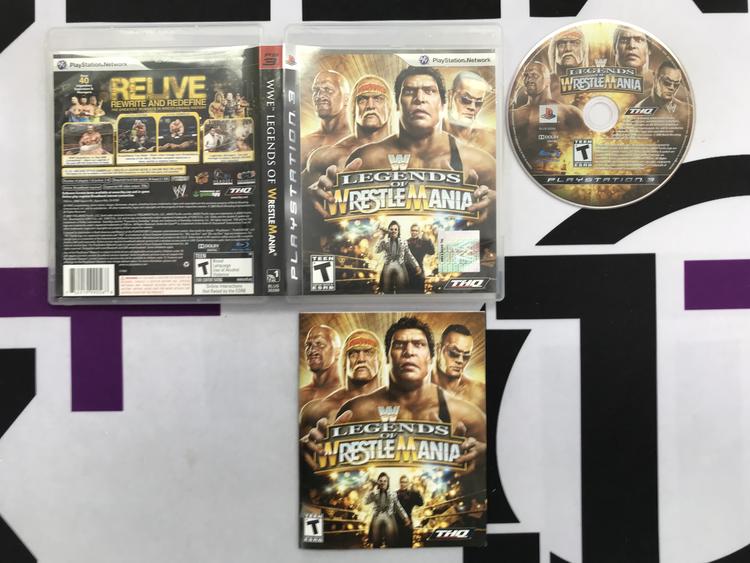 WWE LEGENDS OF WRESTLEMANIA (COMPLETE IN BOX)