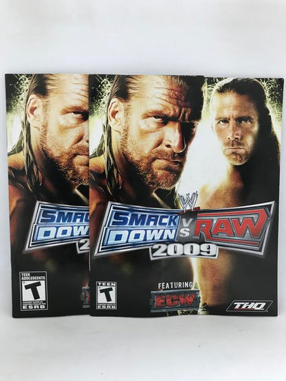 WWE SMACKDOWN VS. RAW 2009 (COMPLETE IN BOX)