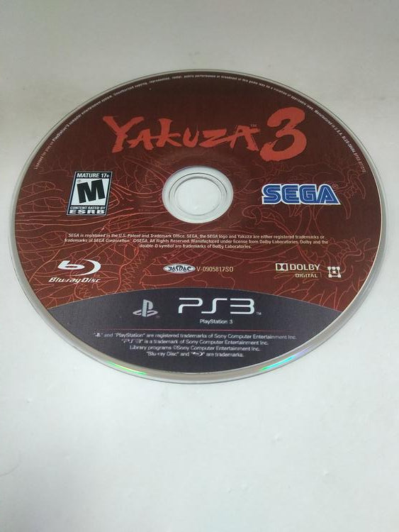 YAKUZA 3 (COMPLETE IN BOX) (usagé)