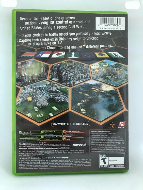 SHATTERED UNION (COMPLETE IN BOX)