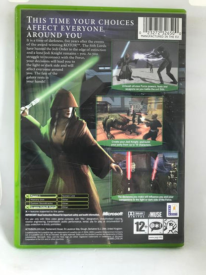 STAR WARS KNIGHTS OF THE OLD REPUBLIC II PLATINUM HITS (COMPLETE IN BOX)