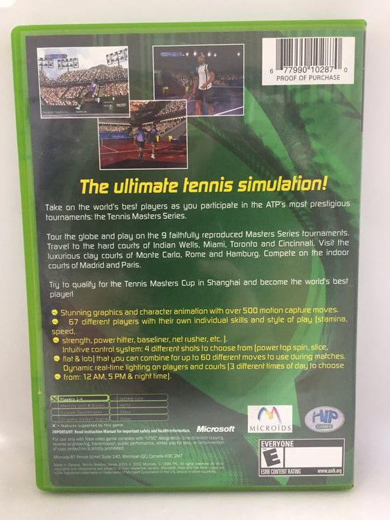TENNIS MASTERS SERIES 2003 (WITH BOX)