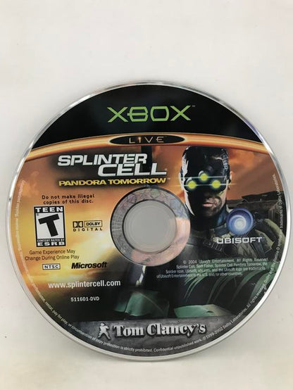 TOM CLANCY'S SPLINTER CELL PANDORA TOMORROW (WITH BOX)