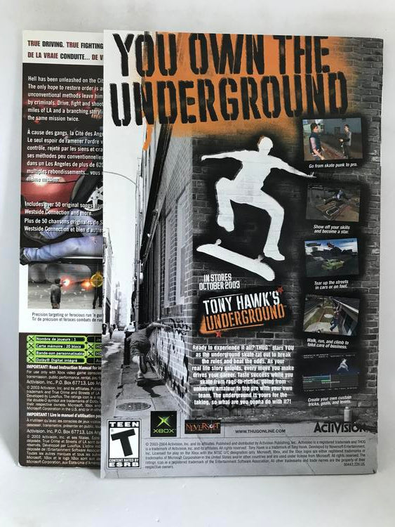 TRUE CRIME STREETS OF LA (COMPLETE IN BOX)
