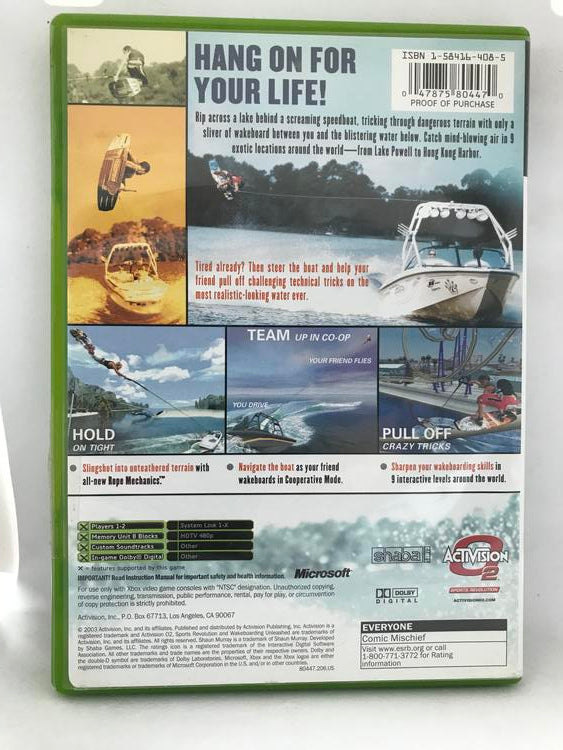 WAKEBOARDING UNLEASHED (COMPLETE IN BOX)