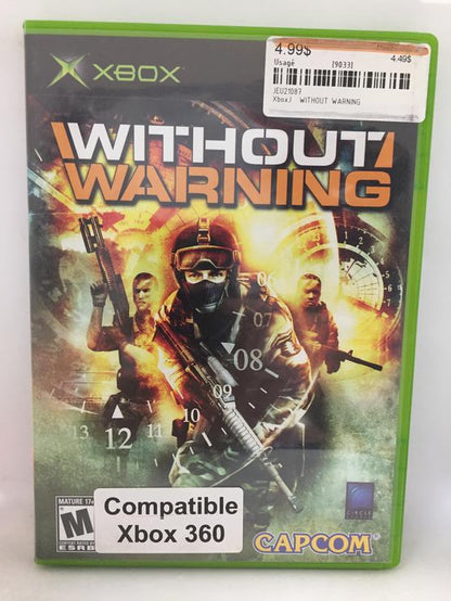 WITHOUT WARNING (COMPLETE IN BOX)